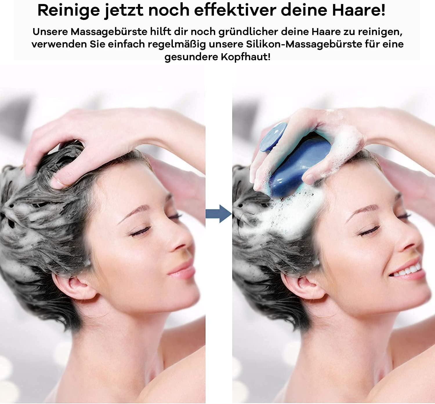 RENESMEE Manual Scalp Head Massage Shampoo Brush - Eco -Friendly, Hair Scalp Scrubber, Exfoliator with soft silicon bristles | Russian removal, prevents hair loss (blue) RENESMEE Manual Scalp Head Massage Shampoo Brush - Eco -Friendly, Hair Scalp Scrubber, Exfoliator with soft silicon bristles | Russian removal, prevents hair loss (blue)