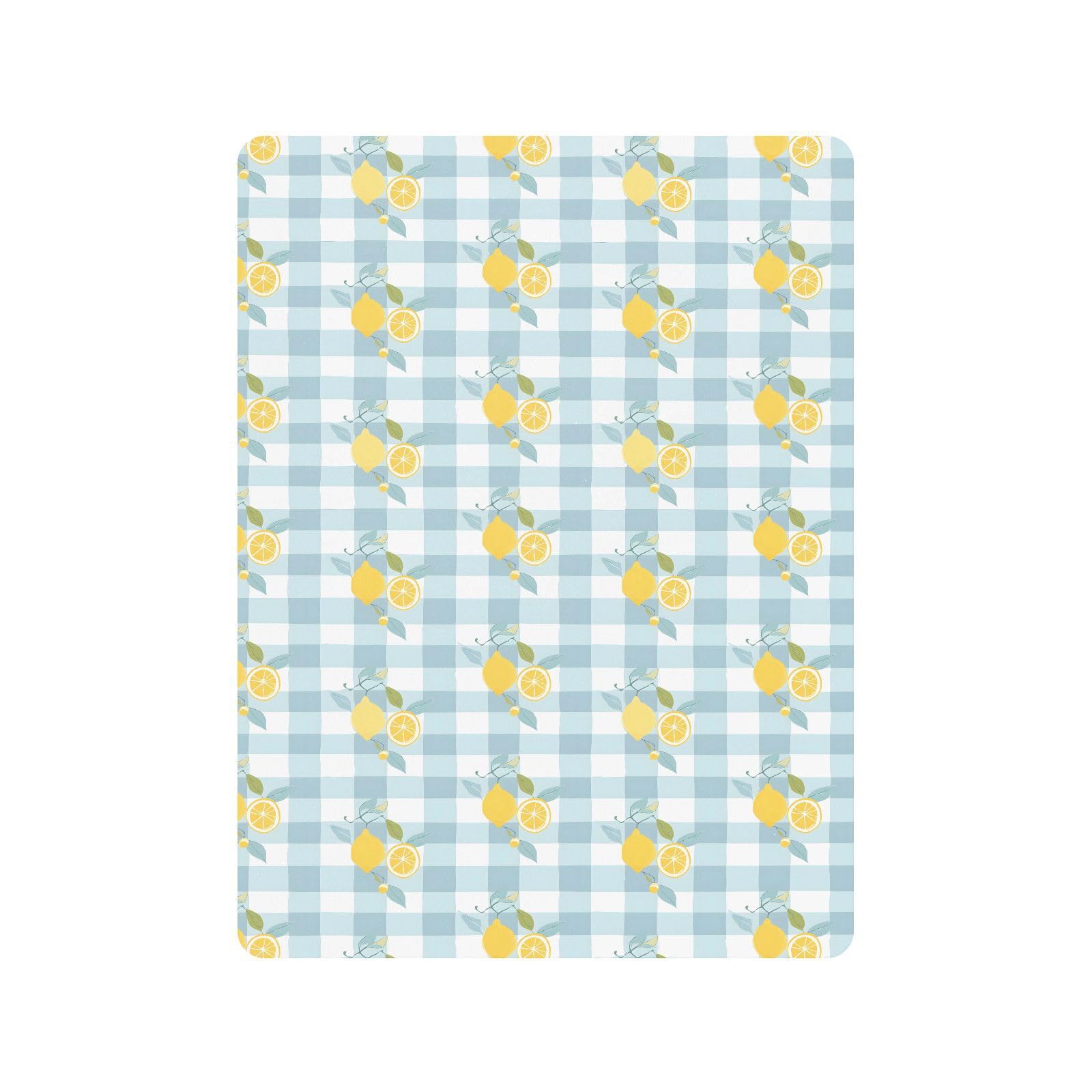Drap-housse pour berceau de bébé blanc citron doux pour tout-petits garçons et filles, 71,1 x 132,1 cm