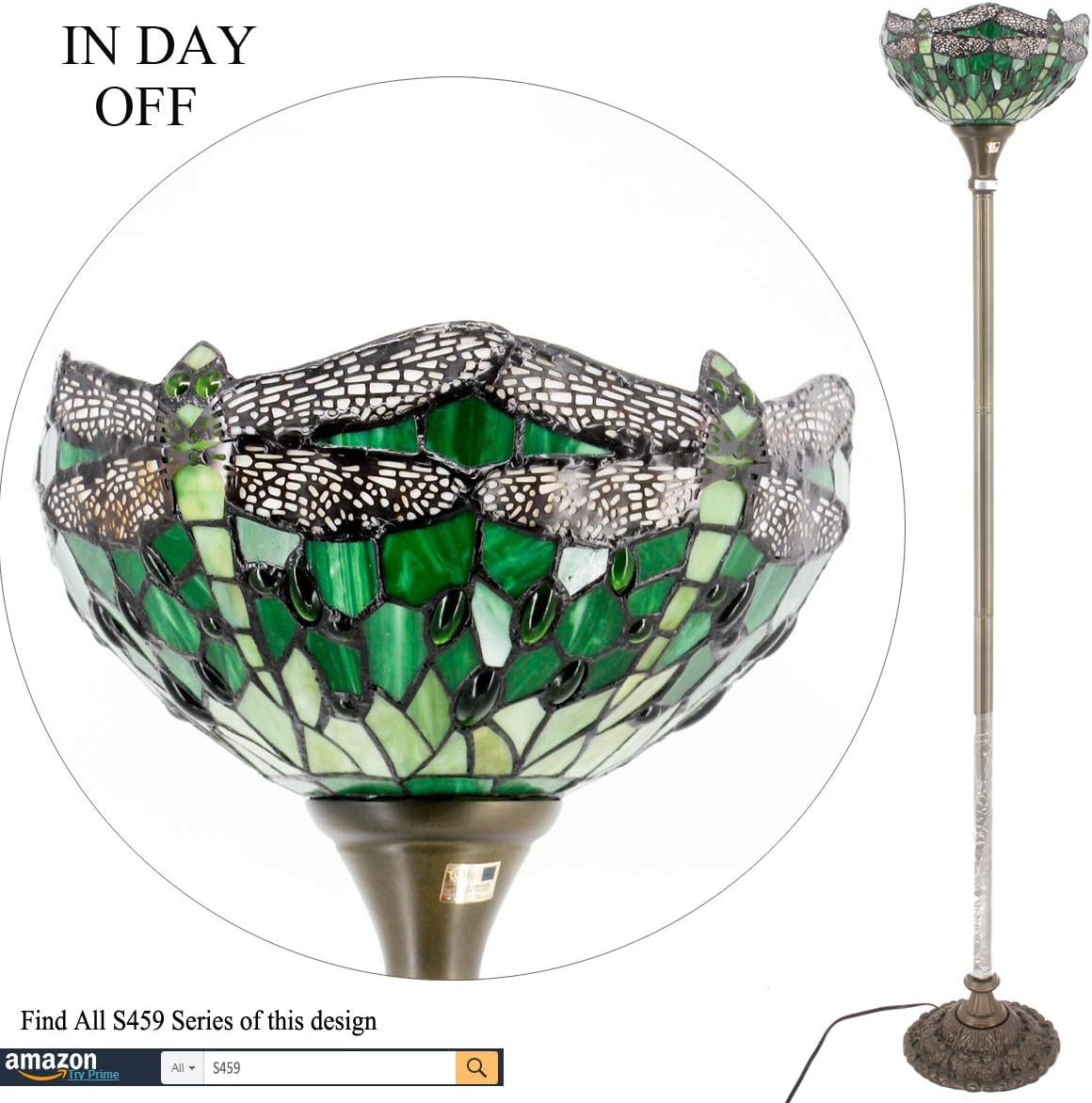 Flash Sale Buy 1 get 1 Tiffany Floor Lamp LED Torchiere Industrial Bronze Pole Vintage Boho Stained Glass Dragonfly Retro Standing Corner Bright Torch Light 66 Tall Living Room Kids Bedroom Farmhouse Office WERFACTORY Crazy Clearance Tiffany Floor Lamp LED Torchiere Industrial Bronze Pole Vintage Boho Stained Glass Dragonfly Retro Standing Corner Bright Torch Light 66 Tall Living Room Kids Bedroom Farmhouse Office WERFACTORY