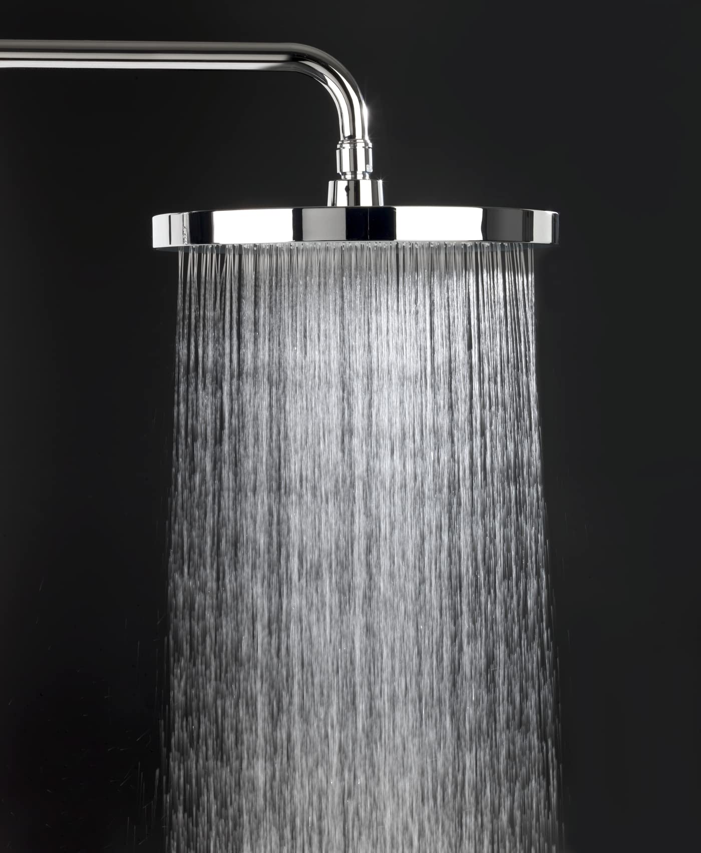 Alcachofa de ducha Softwater cromado/negro, universal, con 416 boquillas