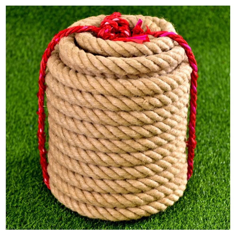 Hemp Twine, 164 Feet Thick Garden Rope Jute 17mm Hemp Natural Heavy Duty Twine(12mm 20m)
