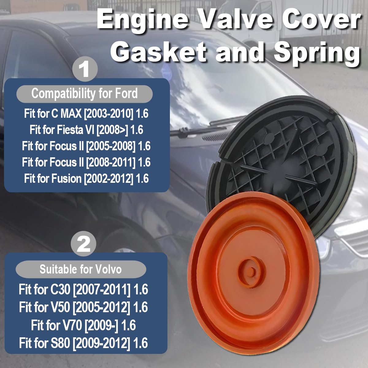 Kit De Réparation De Couvercle De Valve PCV Pour Peugeot 206 307 308 Citroen Berlingo Ford Fiesta Focus C Max 16hdi16d16 Tdci 0248l1 1479837 88694128