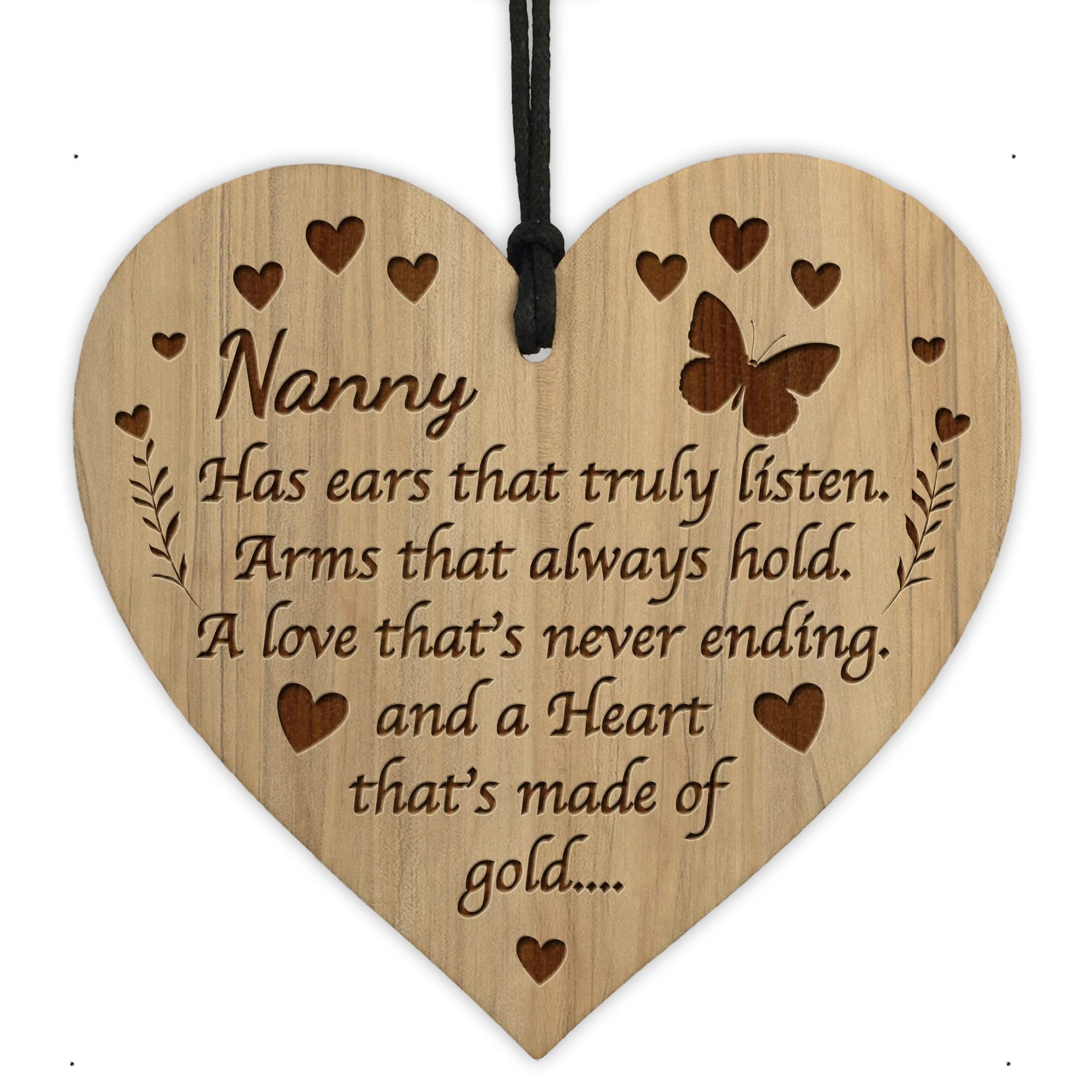 Red Ocean Nanny Gift Ideas For Birthday Christmas Engraved Gift For Nanny From Grandchildren