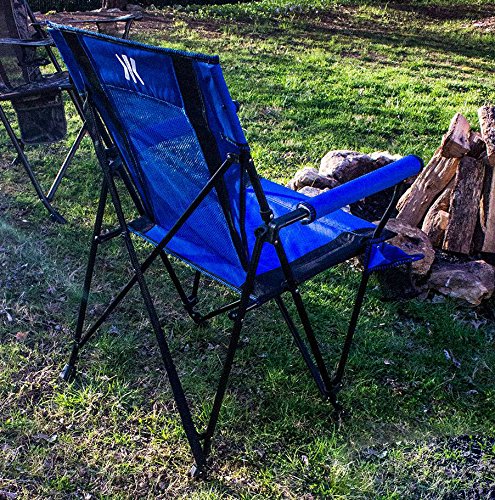 Kijaro Enjoy Versatile Folding Sports, Outdoor Chair & Lawn Chair, Dual Lock Feature, Maldives Blue (Hard Arm) #TOP2
