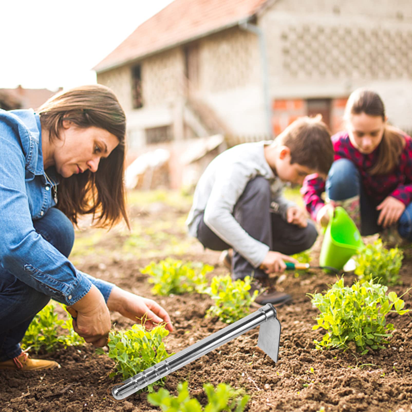 ifundom Gartenhacke Leichtes Unkrautjäten Handliches Gartenwerkzeug für Gemüseanbau und Langlebig und Tragbar für Gartenarbeit