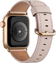 【Knossen】コンパチブル Apple Watch バンド レザー 40mm 41mm 38mm 44mm 45mm 46mm 49mm 42mm アップルウォッチ バンド レザー for Ultra SE Series 11/10/9/8/7/6/5/4/3/2/1 エレガント革 男女兼用 軽量 柔軟 快適 apple watch ベルトフォーマル カジュアル