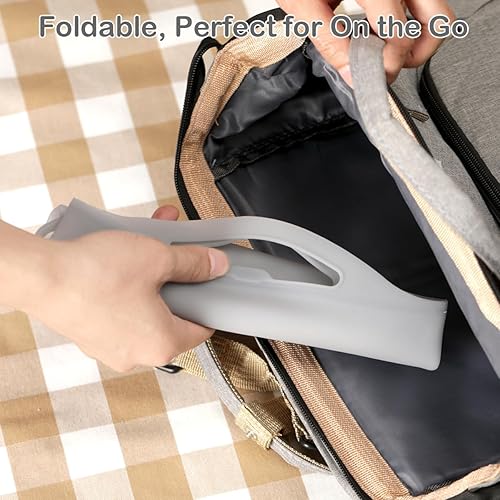 Miniatura 5 de Haakaa Bolsas esterilizadoras de vapor de silicona para microondas, bolsas reutilizables de silicona para biberones, extractor de leche, accesorios,