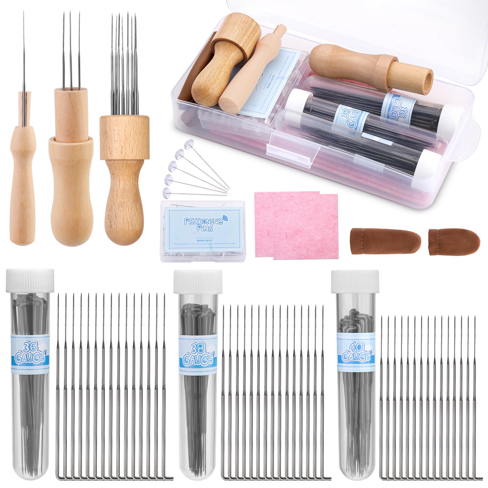 Walopola Kit Feltro Ad Ago Per Principianti – Set Animali In Lana, Con Strumenti, Accessori Fai Da Te - 4