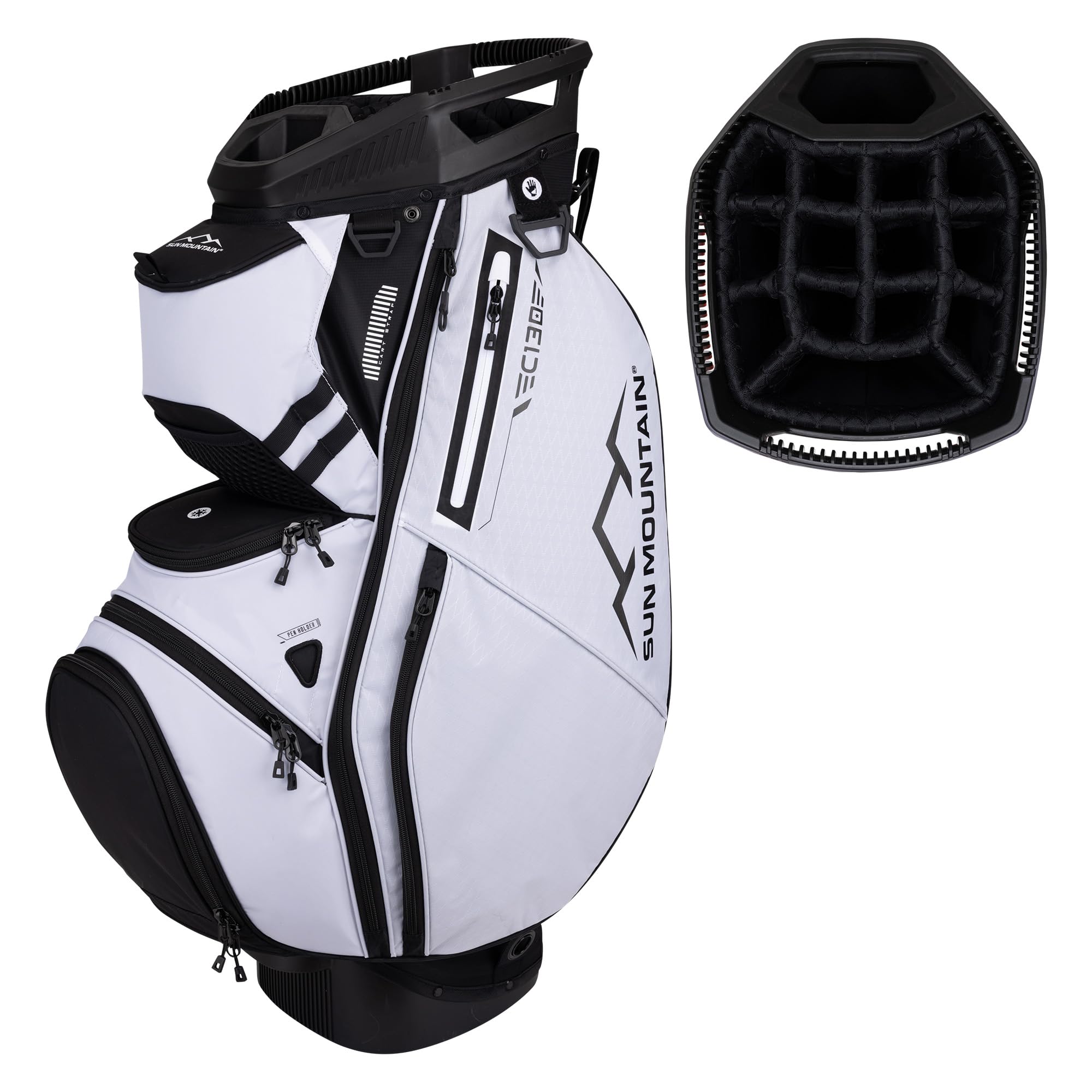 Sun Mountain C-130 schwarz weiß Cart Golfbag