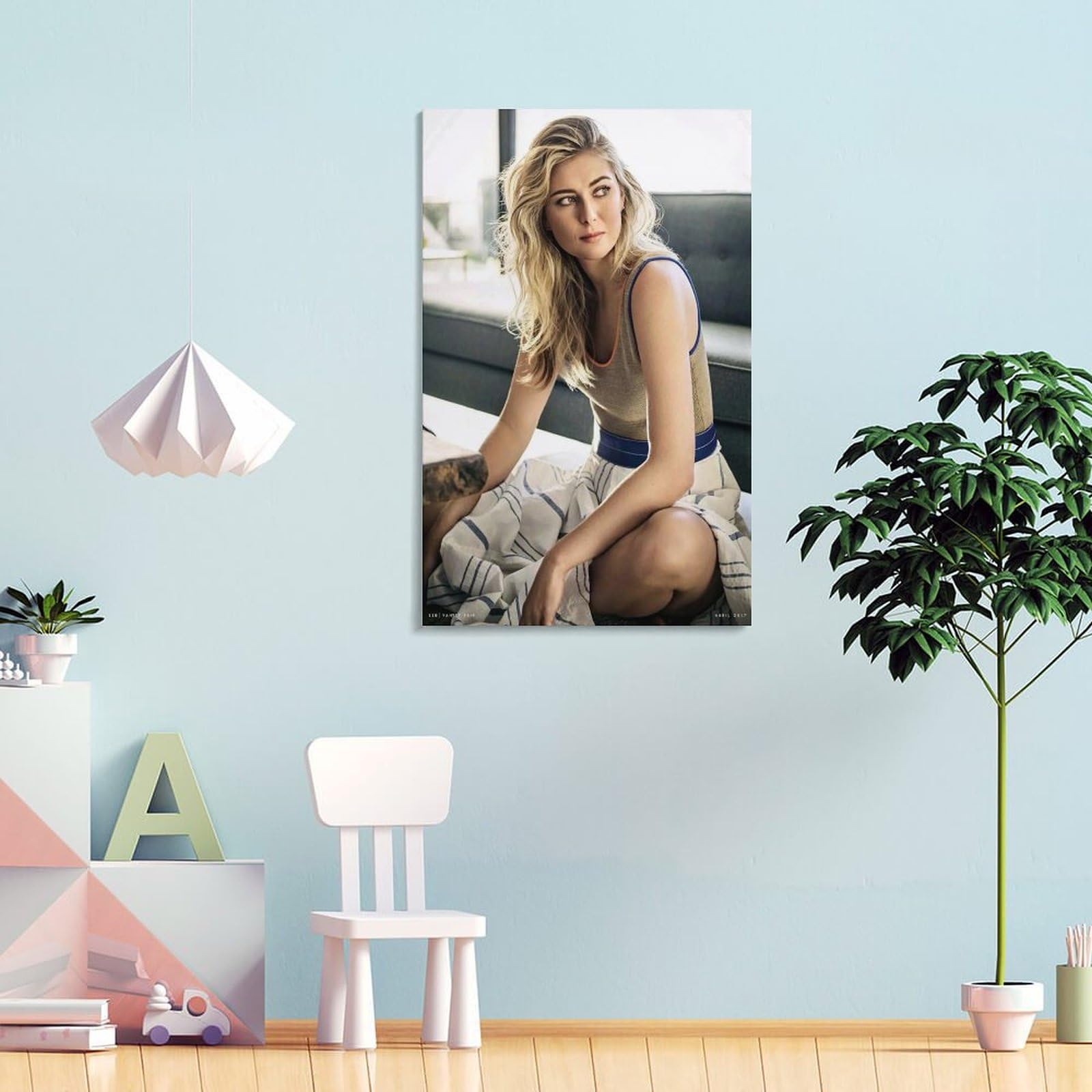 Amazon.co.jp: テニス選手マリア・シャラポワ キャンバスアート