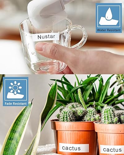 Miniatura 5 de Paquete de 4 cintas de etiquetas laminadas de 0.47 pulgadas de 0.47 pulgadas para Brother P Touch TZe-231 TZe231 TZ-231 compatible con Brother