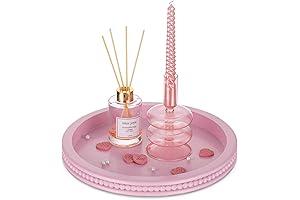 Hanobe Pink Tray: Enchanting Vanity Decor for a Touch of Whimsy