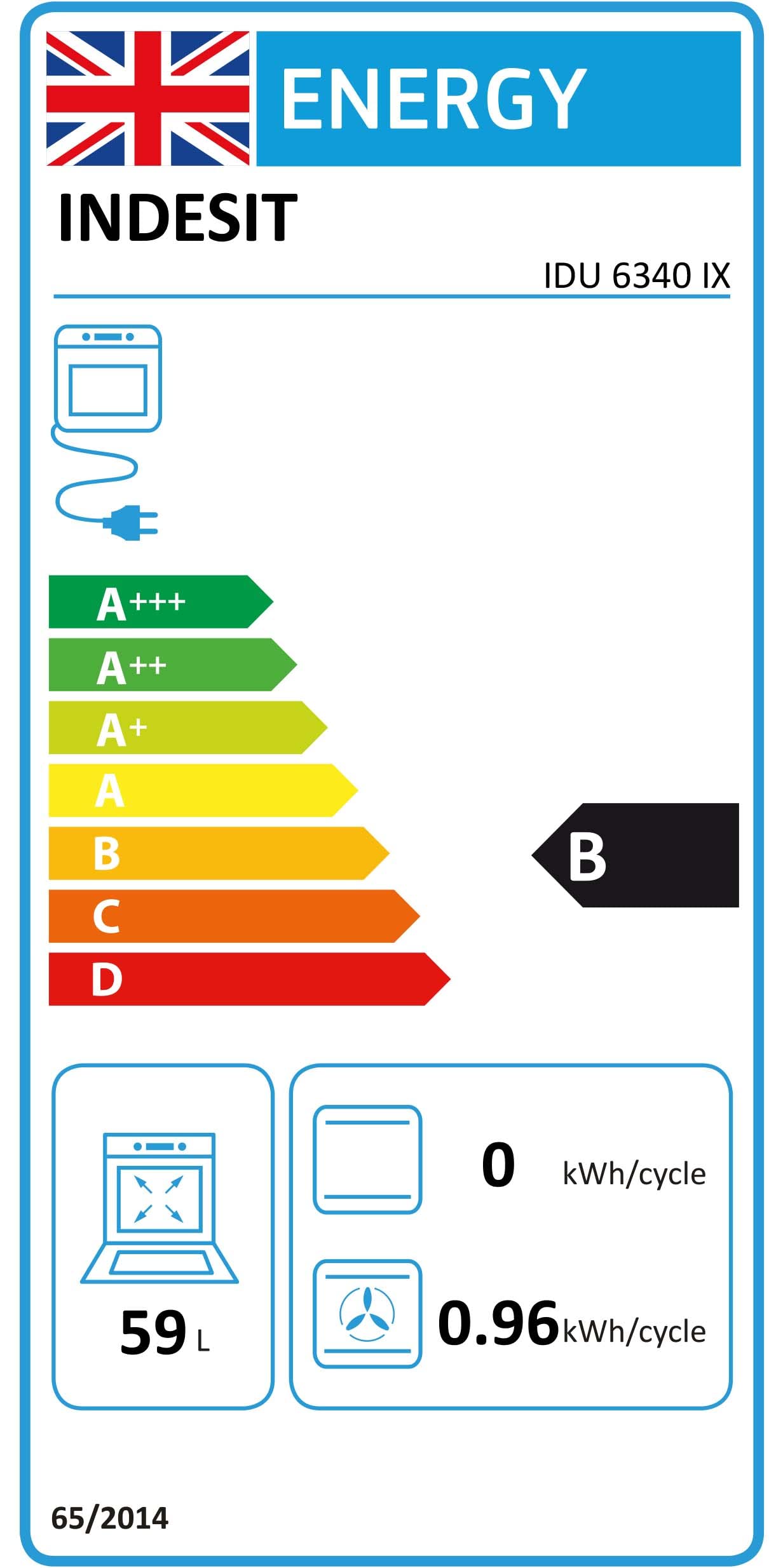Whirlpool Double Built In AKL309IX Electric Oven A Rated Stainless