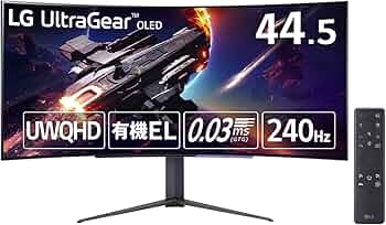 Amazon.co.jp: LG ゲーミングモニター UltraGear 45GR95QE-B 44.5