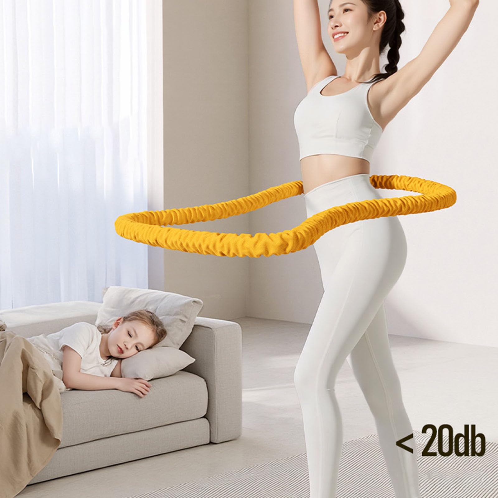 Cerchio flessibile per esercizi in acciaio a molla per le donne protezioni per la vita Design confortevole Fitness Attrezzature per il fitness a casa morbido elastico per esercizi