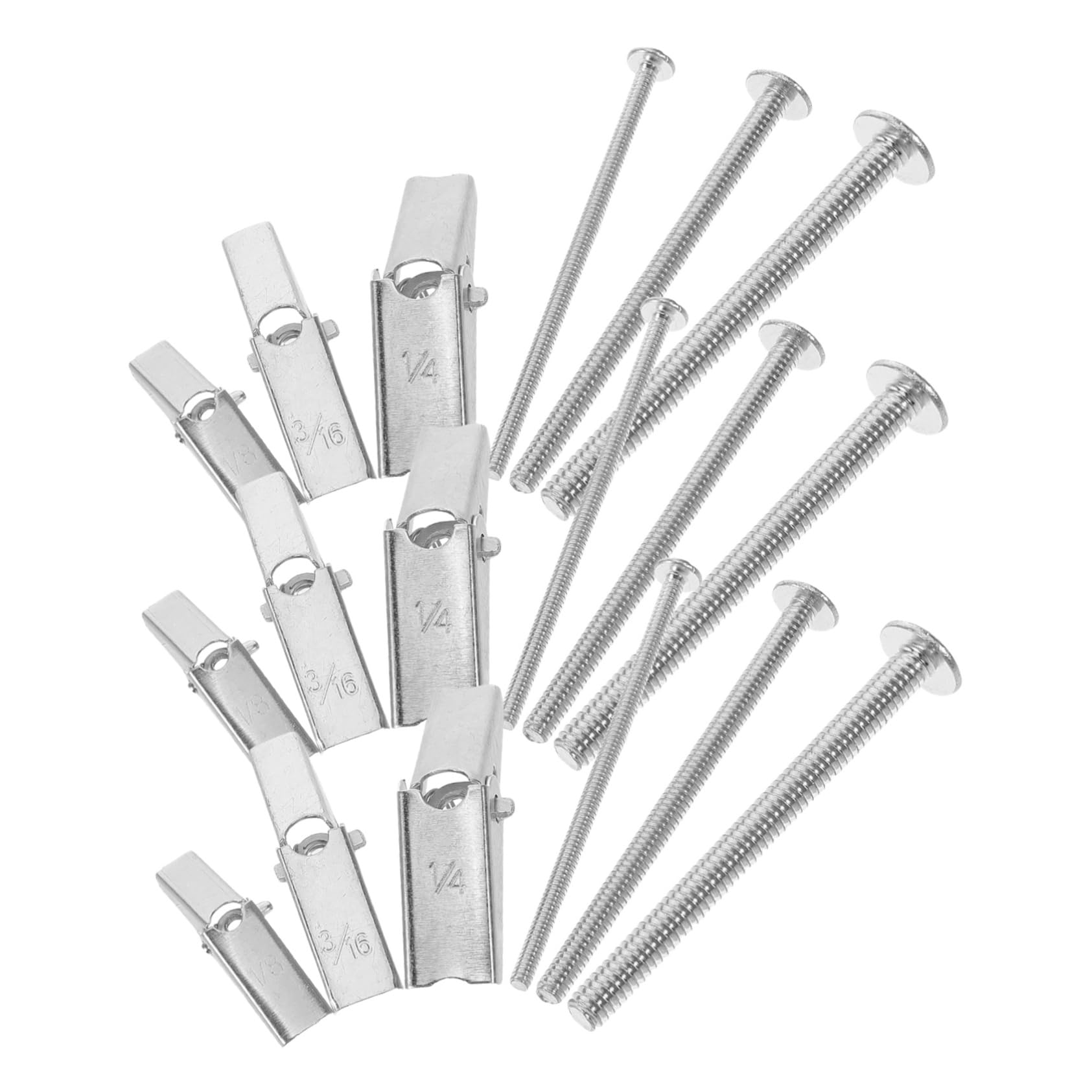 ARTIBETTER Drywall Anchors Set 24pcs Plasterboard Spring Toggles Screw Hollow Wall Anchors for Diy Projects Easy Applicati