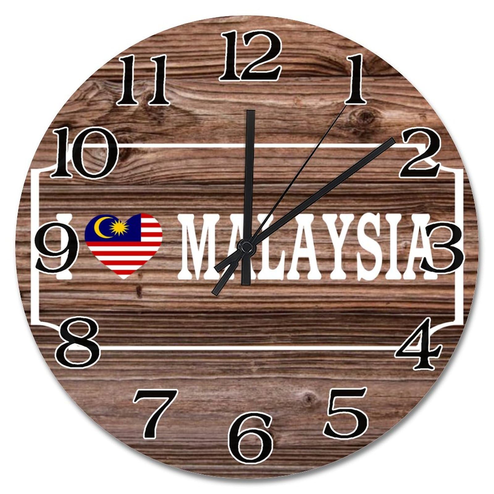 Horloge sans tic-tac Malaisie pour dormir au calme dans la chambre