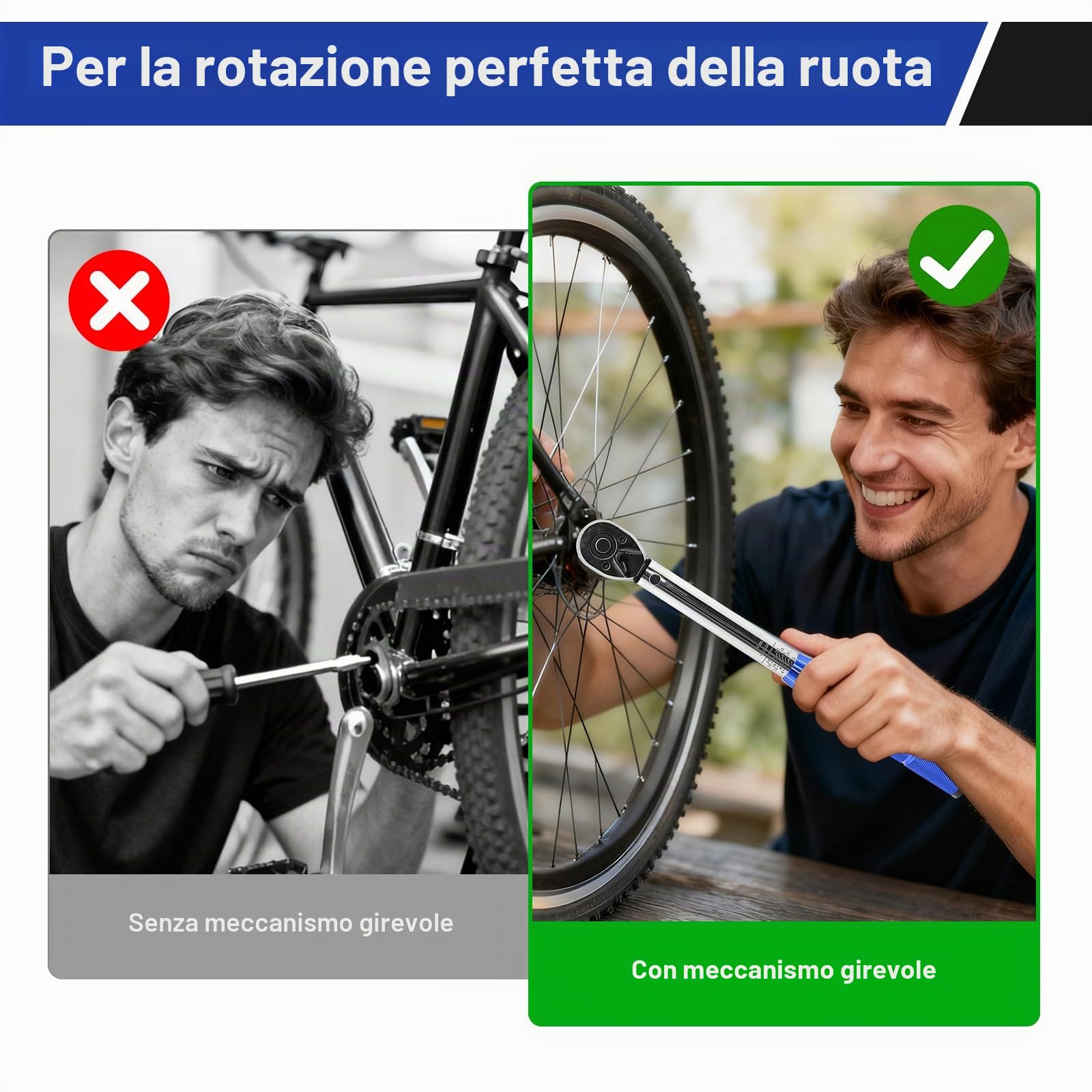 Souvik Chiave Dinamometrica 1/4" di Torsione 2-26 Nm, Precisione ± 3%, Kit Manutenzione Professionale con 100mm Barra di Prolunga, per Bici, Auto, Moto, 14 Bit e Scatola di Immagazzinaggio