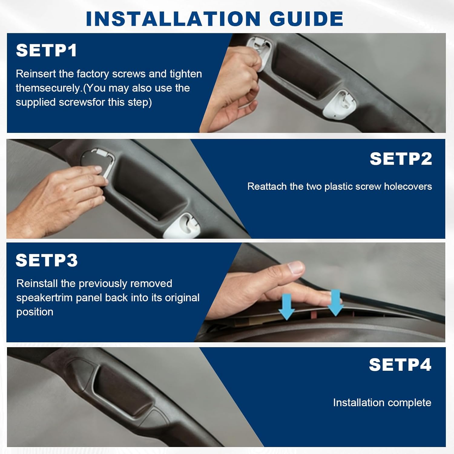 Driver Side A-Pillar Grab Handle Compatible with for 2016-2023 Toyota Tacoma 3rd Gen OEM-Style Texture No Creaking Noise Easy Installation