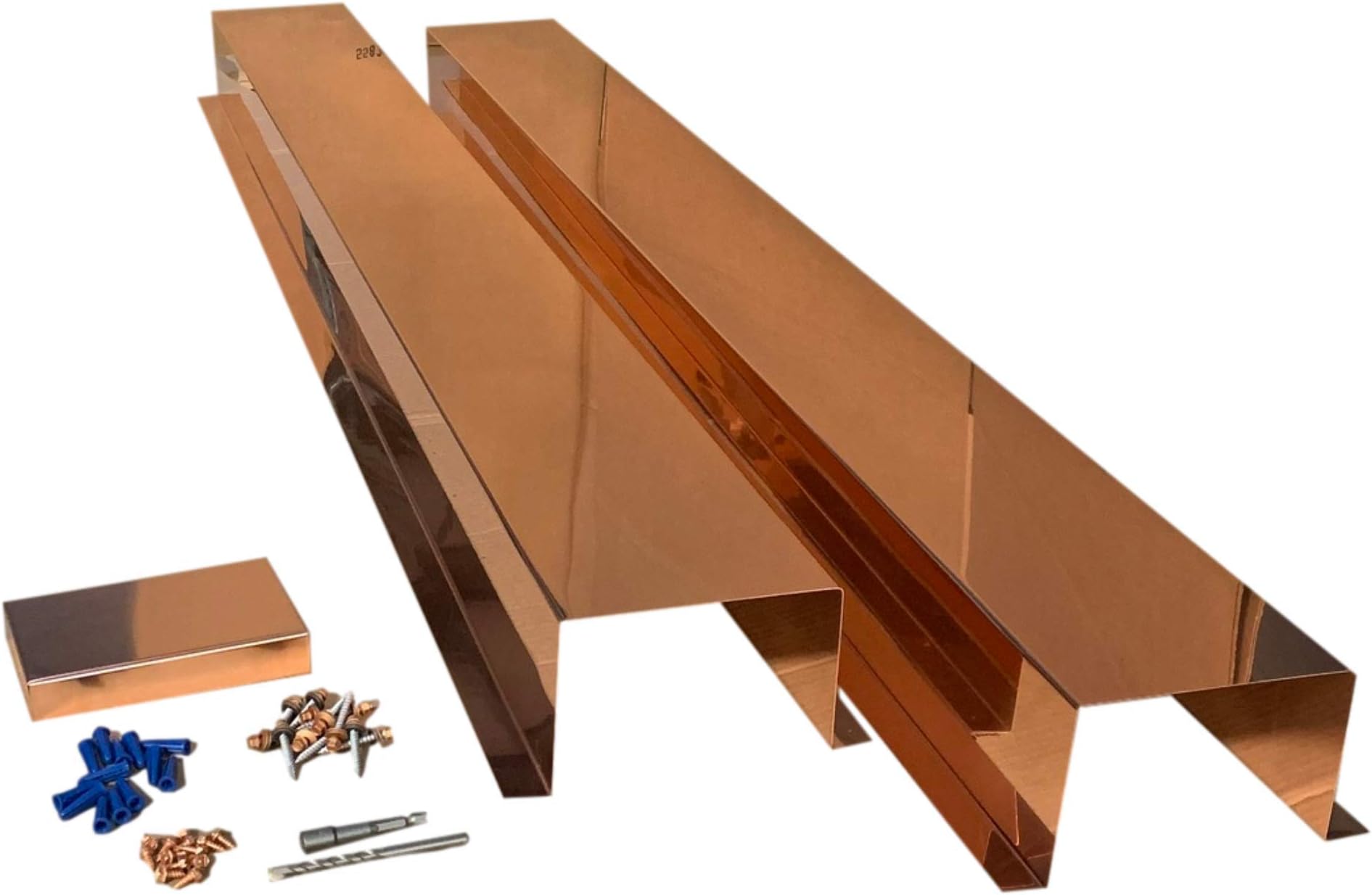 EAGLE 1 Metal Line Set Cover Kit for Mini Split and Central Air Conditioner & Heat Pump (Multiple Sizes and Colors) (6x4, Copper)