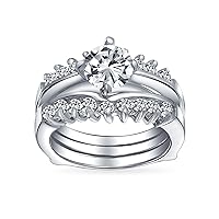 Algopix Similar Product 5 - 1CT Brilliant Cut Round Solitaire AAA