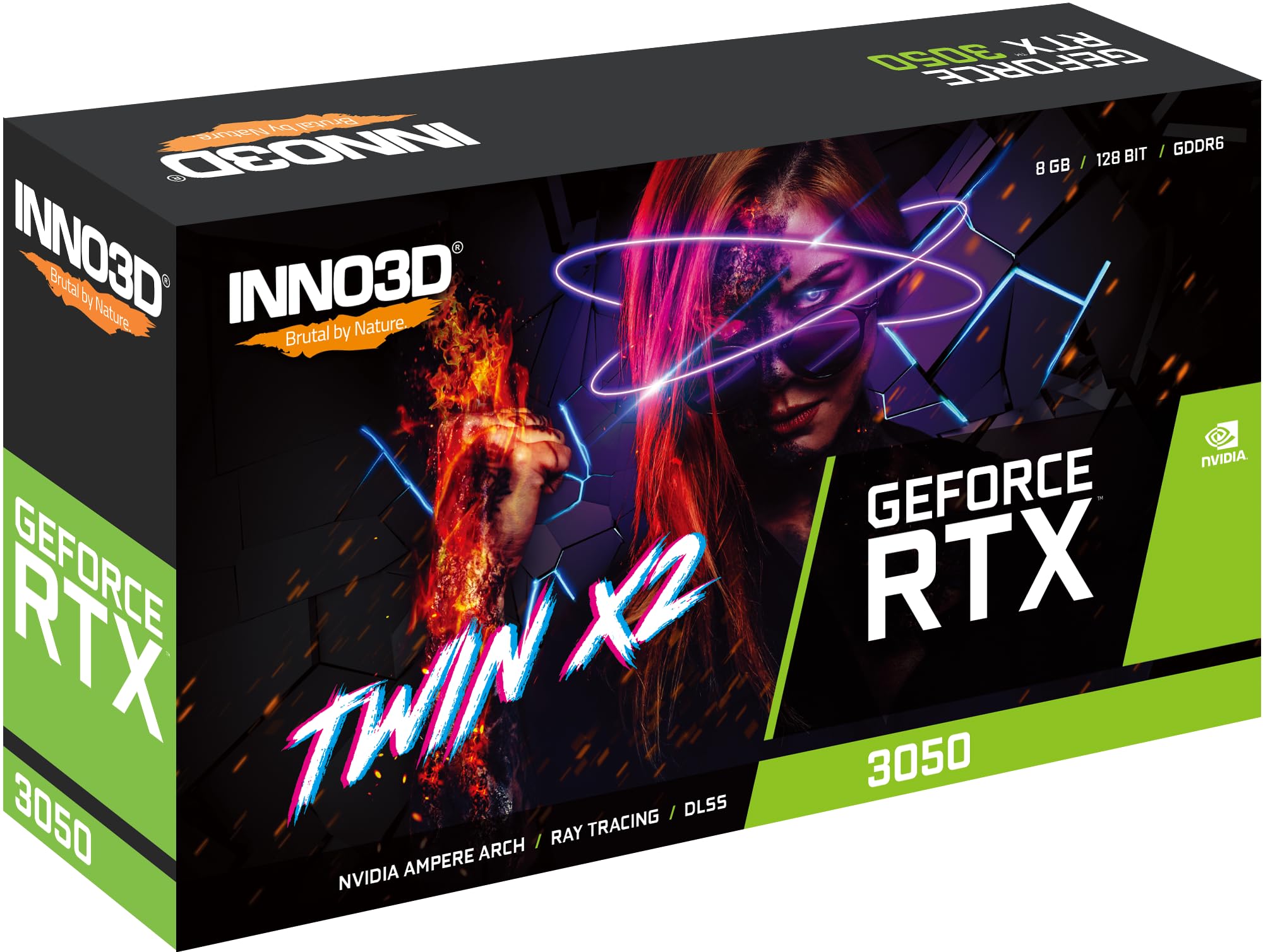Amazon | Inno3D GeForce RTX 3050 Twin X2 V2、8192MB GDDR6