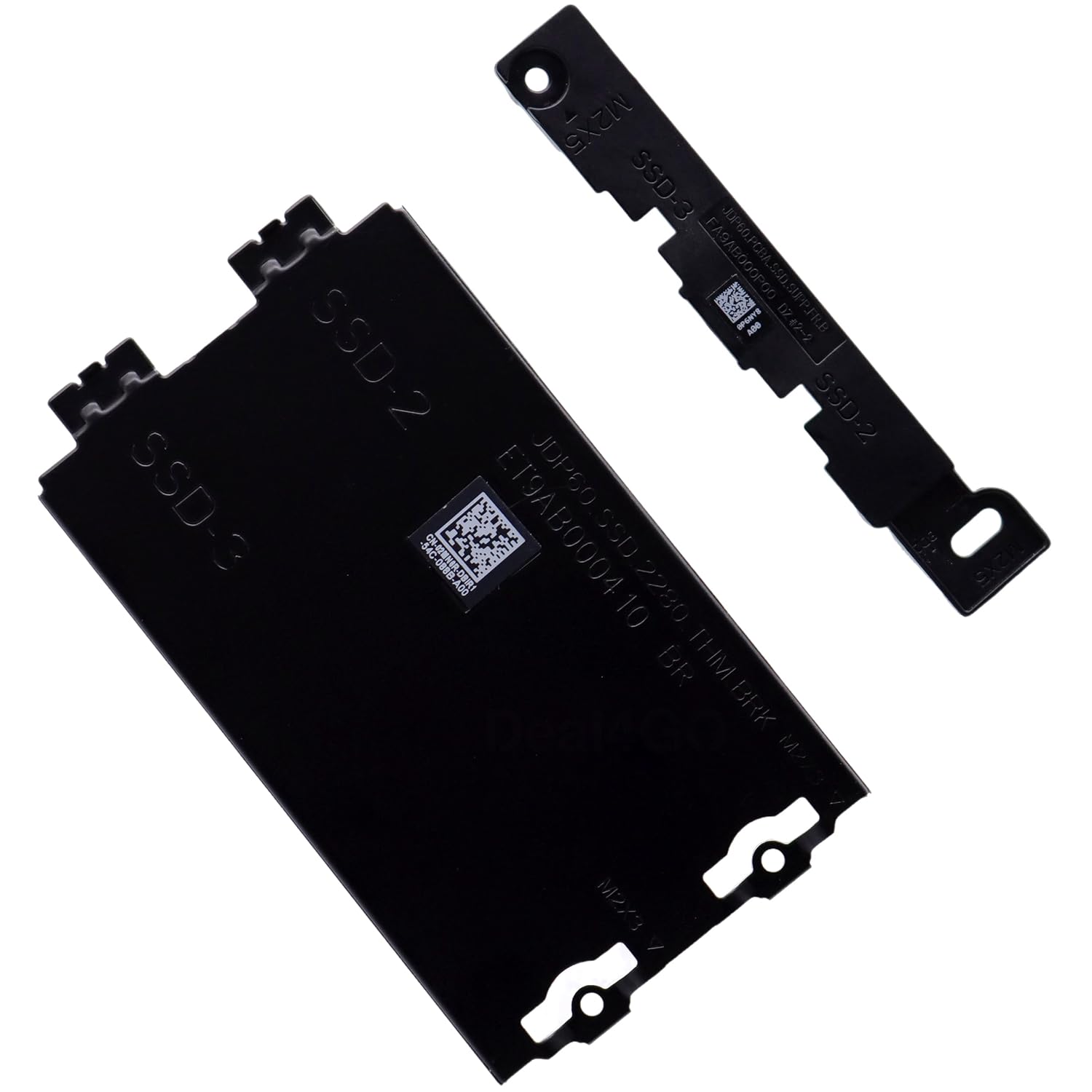 Deal4GO Dual M.2 2280 SSD Thermal Heatsink 2MN6R w/Support Bracket P6NY8 Replacement for Dell Alienware 16 18 Area-51