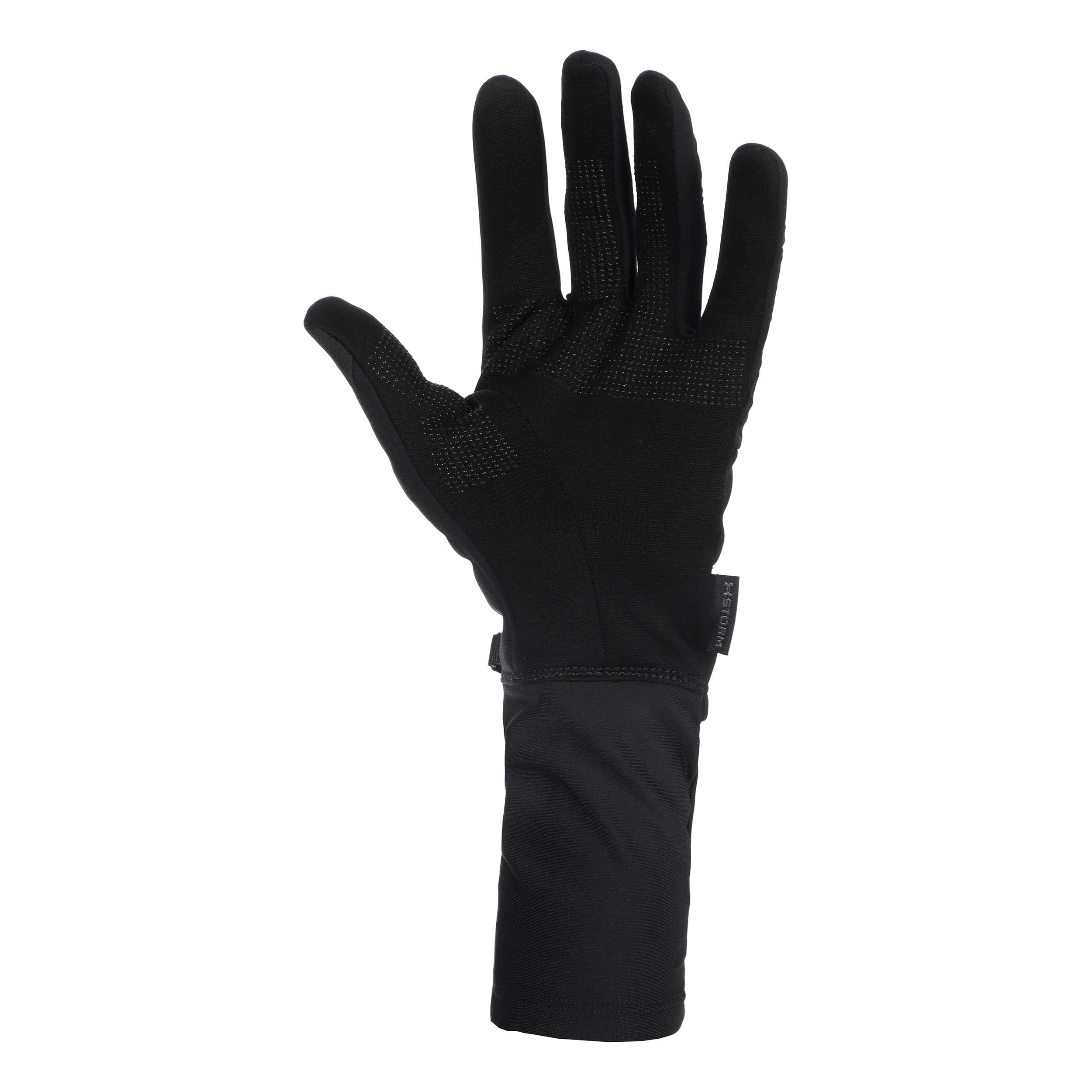 Under Armour Storm Fleece Run Gants de Running Unisex Black/Black