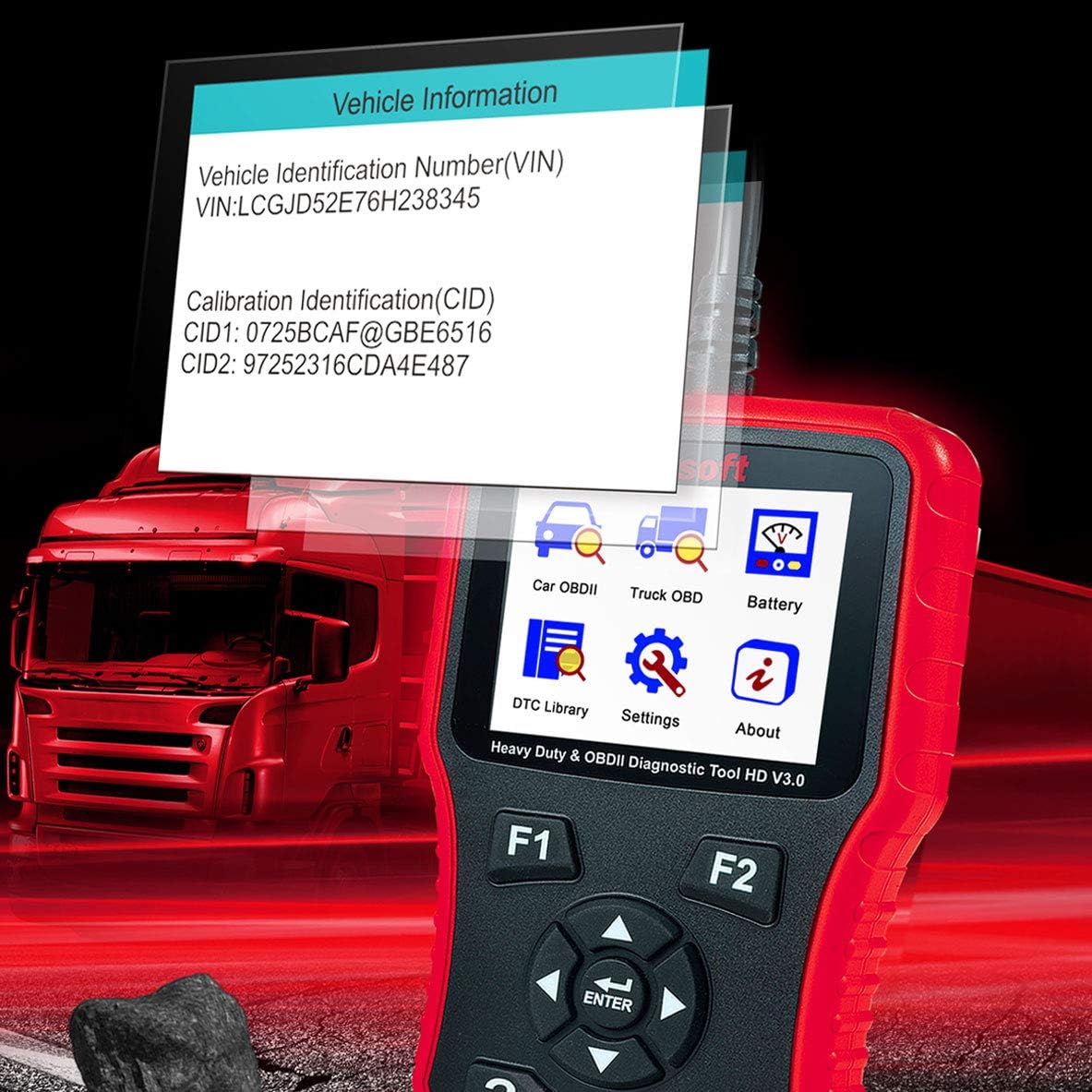 Buу 2 gеt 3 iCarsoft HD V3.0 Heavy Duty Diesel Truck Diagnostic Scanner Tool Code Reader Freightliner Cummins
