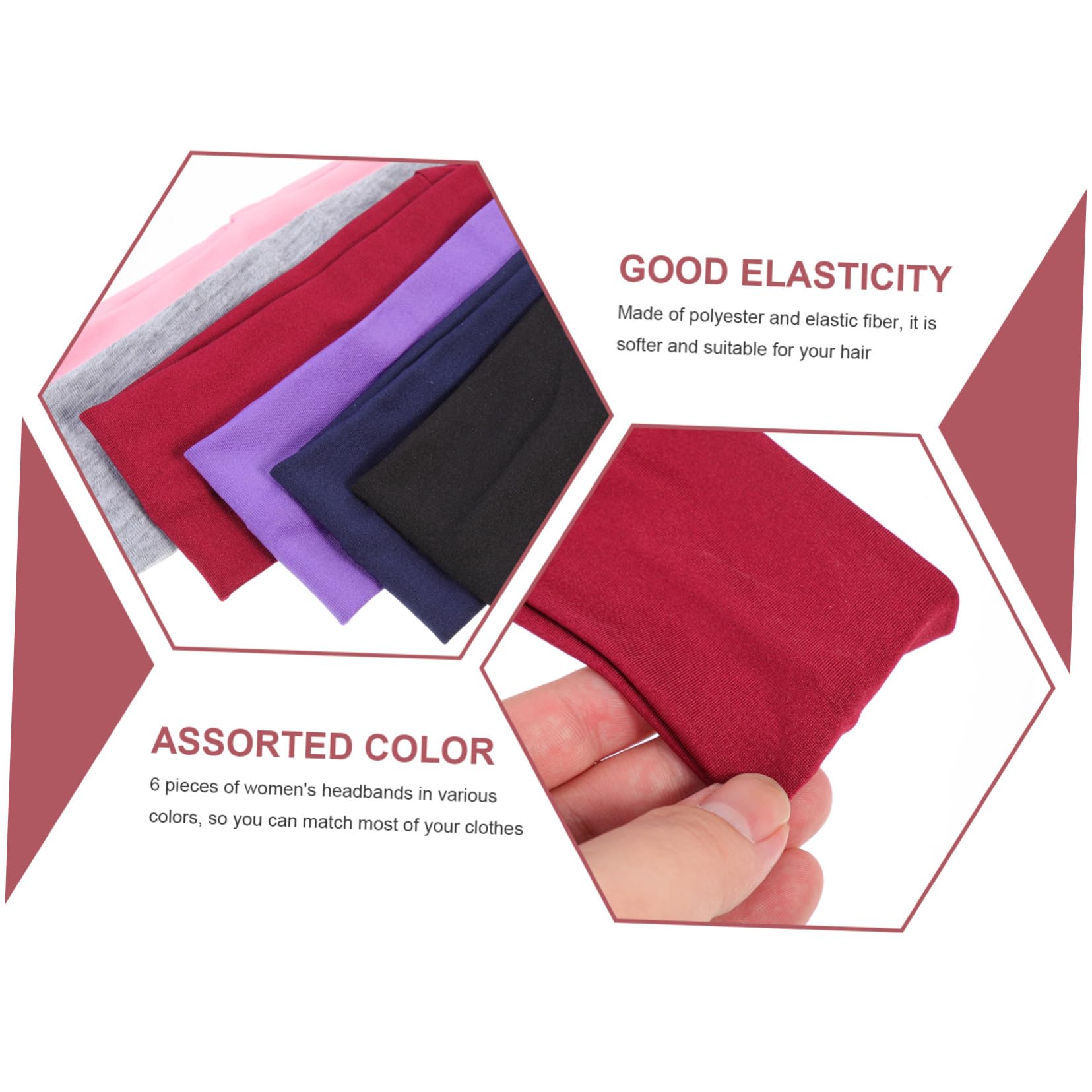 Abaodam Fascia Antiscivolo Fascia Per Il Sudore Fascia Antisudore Unisex Fascia Sportiva Esecuzione Della Fascia Fasce Per Donna Antiscivolo Spandex