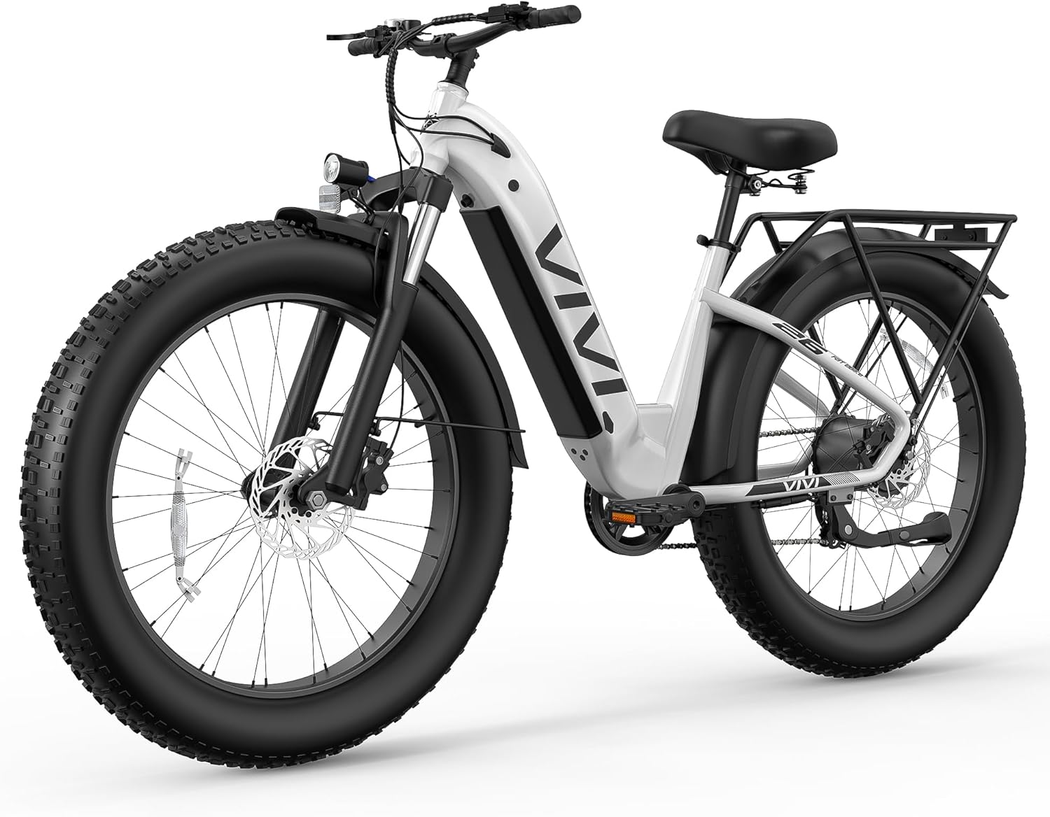 Vivi ACE07 Electric Bike, 26″ x 4.0 Fat Tire Ebike, 1475W Peak Motor Electric Bike for Adults, 25MPH Ebikes for Adults with 48V 720WH Removable Battery, 7 Speed, UL 2849 Certified Vivi ACE07 Electric Bike, 26″ x 4.0 Fat Tire Ebike, 1475W Peak Motor Electric Bike for Adults, 25MPH Ebikes for Adults with 48V 720WH Removable Battery, 7 Speed, UL 2849 Certified