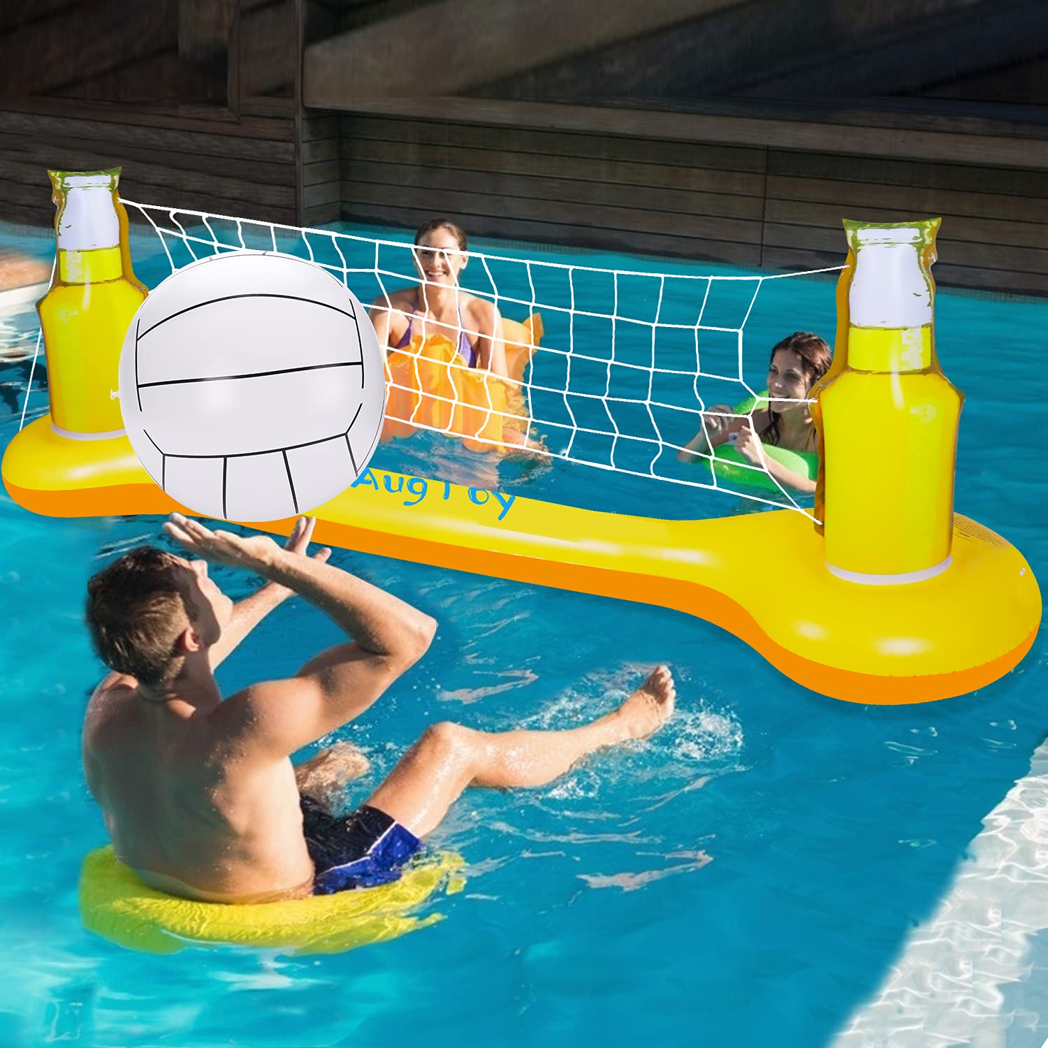 Buy Pool Volleyball Set, Pool Games for Adults and Family Kids, Pool