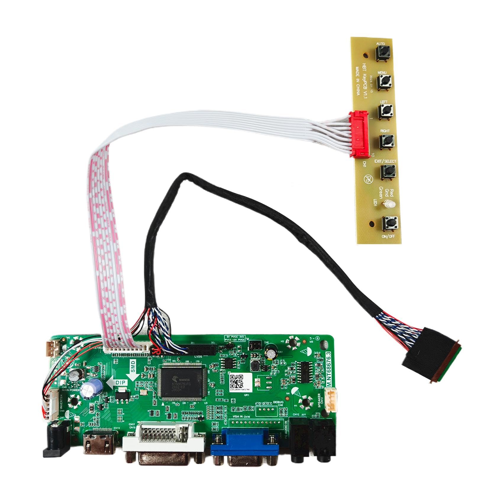 VSDISPLAY Placa controladora H/D DVI VGA LCD para G101ICE-L01