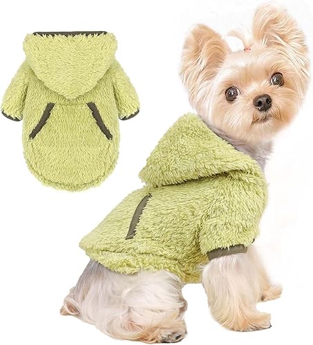 Sudadera con capucha para perro, ropa para perros pequeños, niños y niñas, sudaderas con capucha para perros, abrigos, sudadera para perros para