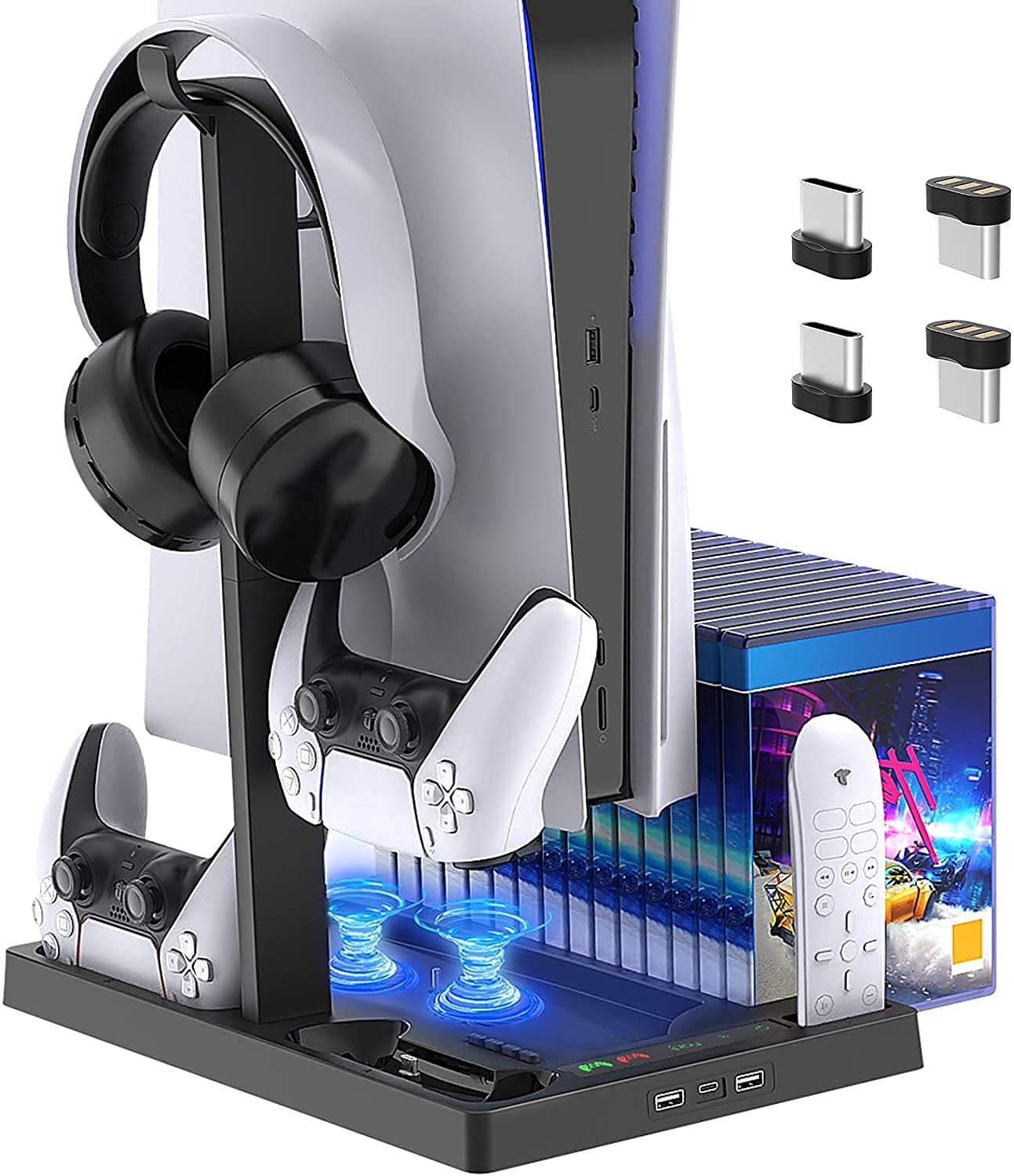 See full amazon price history chart for atdaraz Vertical Stand with Cooling Fan for PS5 Console, PS5 Charging Station Dock with Controller Charger Ports and Storage for Games, Media Remote and Headset atdaraz Vertical Stand with Cooling Fan for PS5 Console, PS5 Charging Station Dock with Controller Charger Ports and Storage for Games, Media Remote and Headset (B098DQJ4F4) Amazon Price History, Amazon Price Tracker