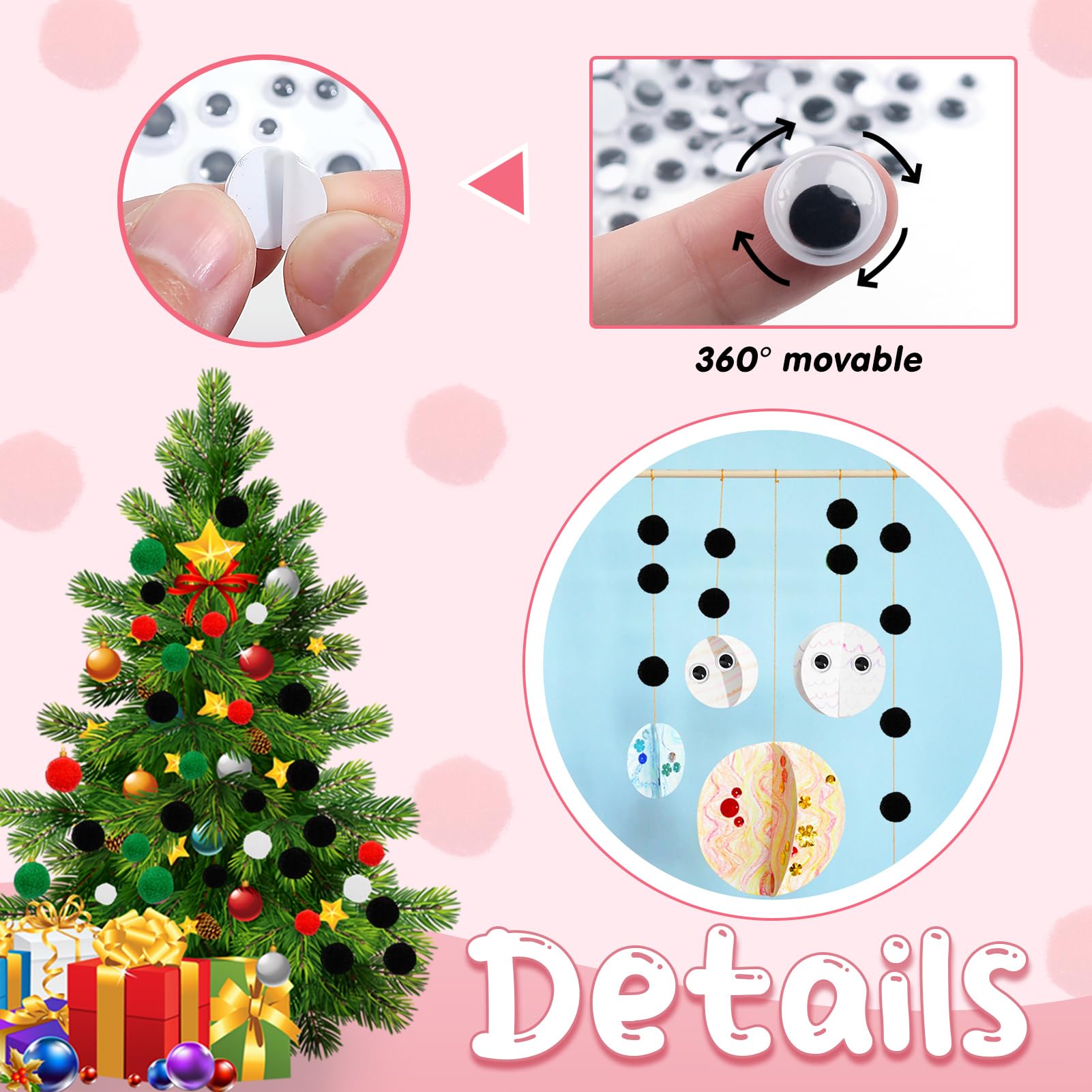 OJOS DEL BUHO : CON BOLAS DE FIELTRO , POMPONES Y FLORES POR DOQUIER