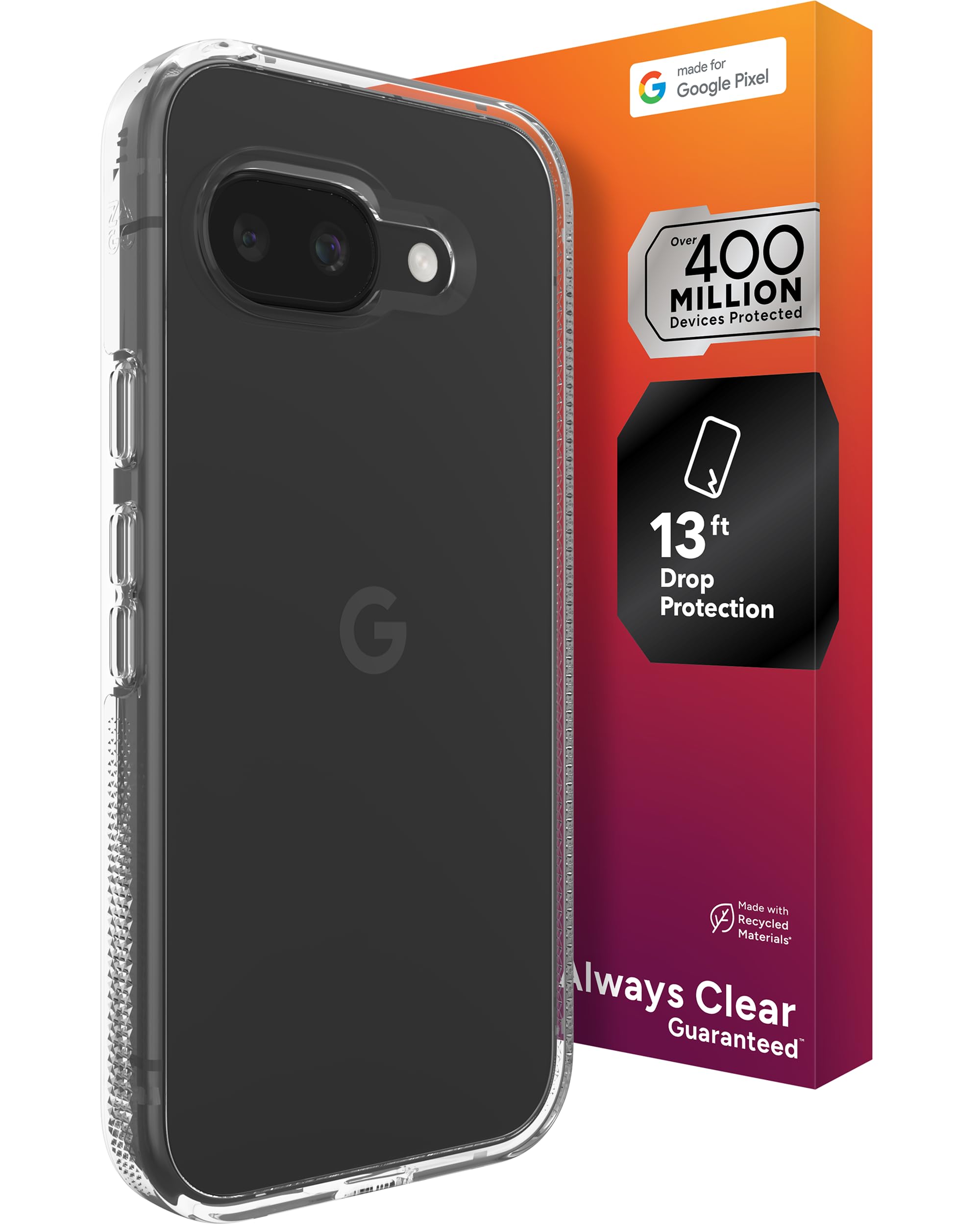 Amazon.com: ZAGG Crystal Palace Google Pixel 9a Case – Crystal