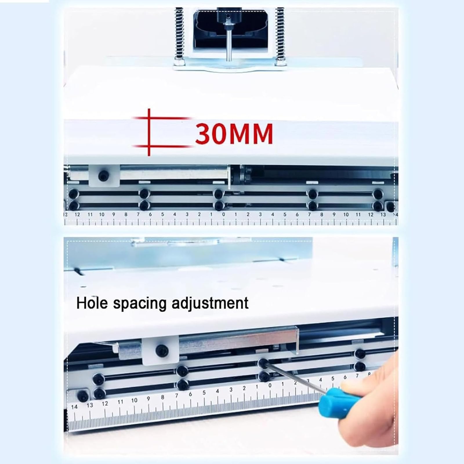 Perforadora Papel Manual, Perforadora Agujeros Alta Resistencia