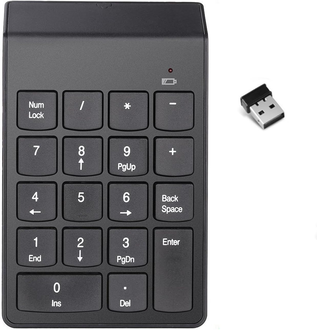 Bigfox テンキーボード 2 4ghz Usb ワイヤレス 数字キーボード 18キー ナンバーパッド 小型 持ち運び便利 ノートパソコン タブレットpc に対応 オープニング大放出セール
