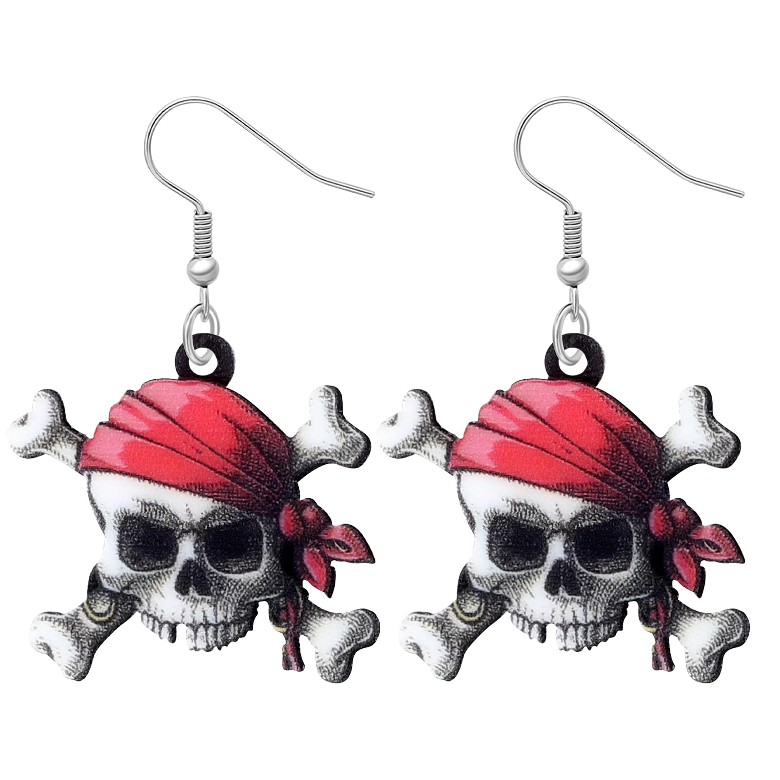 ORECCHINI PENDENTI DA PIRATA COLORE ORO PER TRAVESTIMENTI CARNEVALE Feste E Party Vari Cod16573 Codb8434077165737