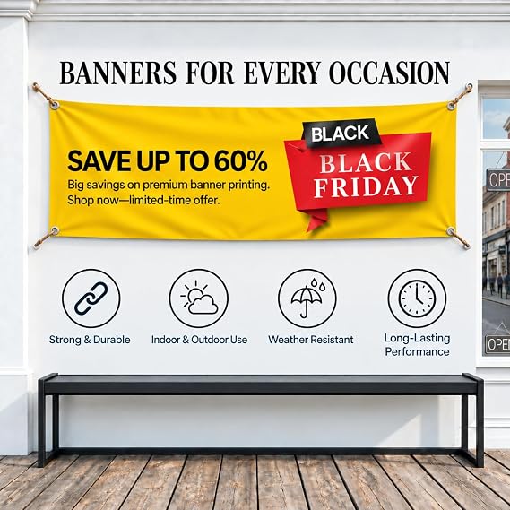 Personalised Banners for Any Events or Business Indoor Outdoor Any Sizes