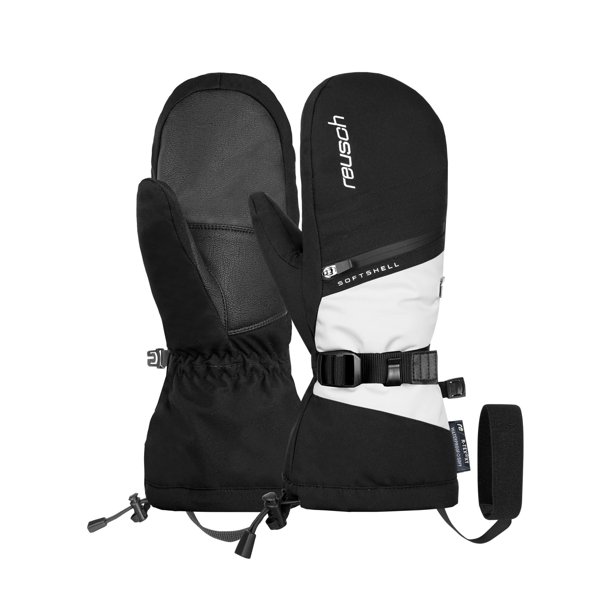 Reusch Demi R-TEX® XT Mitten Winddichte, wasserdichte, atmungsaktive und warme Fausthandschuhe Winterhandschuhe Schneehandschuhe Skihandschuhe für Damen mit Heizkissentaschen