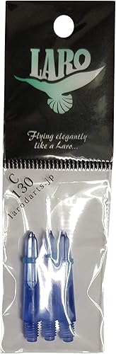 Ejes de dardos: Laro Nylon - No Spinning - Deep Blue 130 (Extra corto)