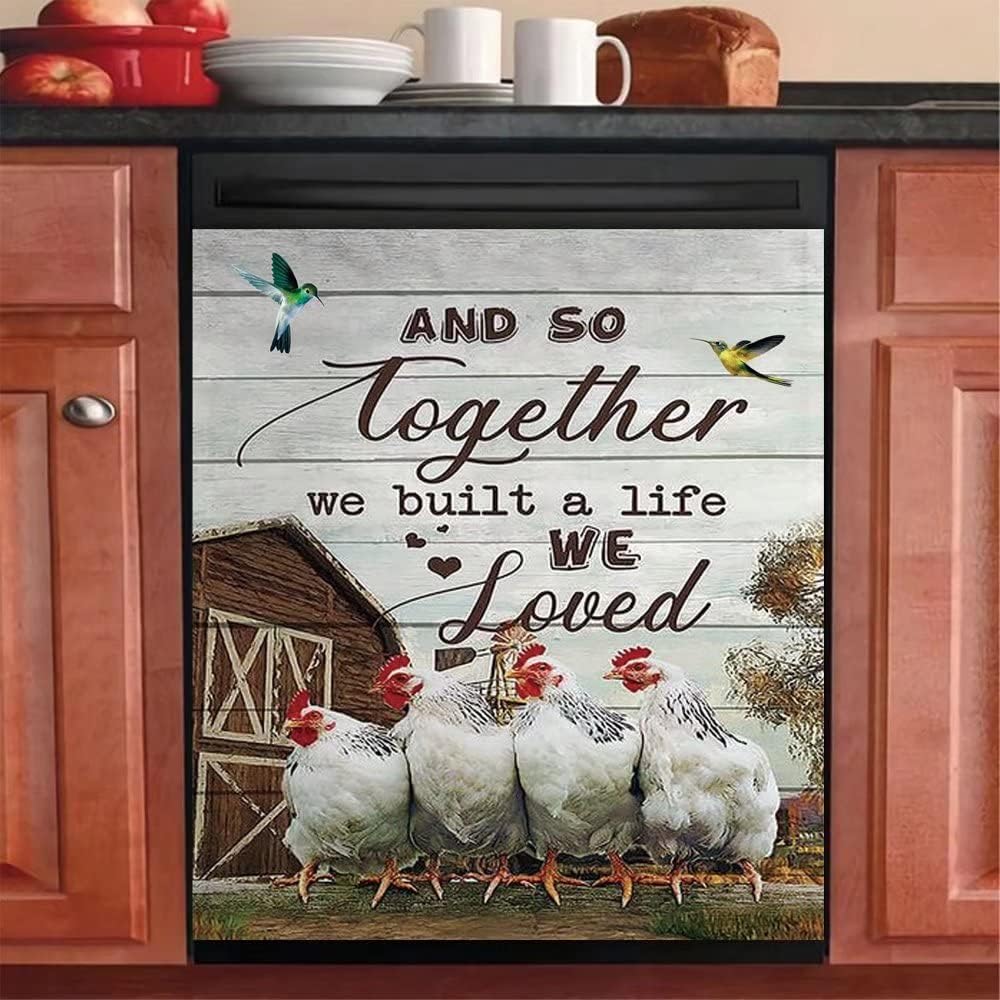 Farm Hen Dishwasher Sticker,Refrigerator