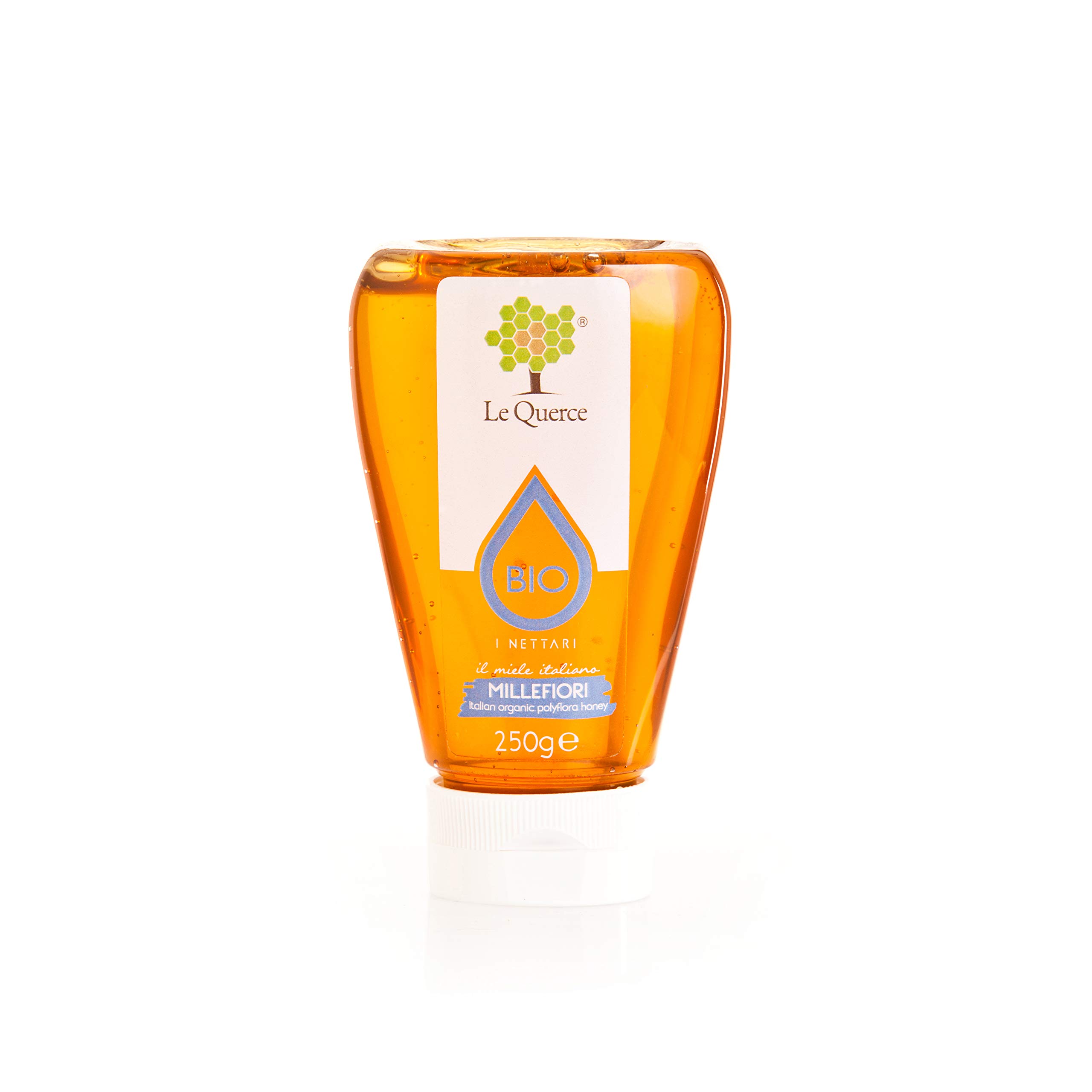 Le Querce - Miele Millefiori Biologico Italiano squeezer 250 g