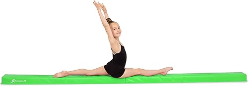 Miniatura 5 de ProsourceFit - Viga de equilibrio de gimnasia para niños, haz plegable firme de 9 pies de largo con superficie antideslizante de 4 pulgadas de ancho