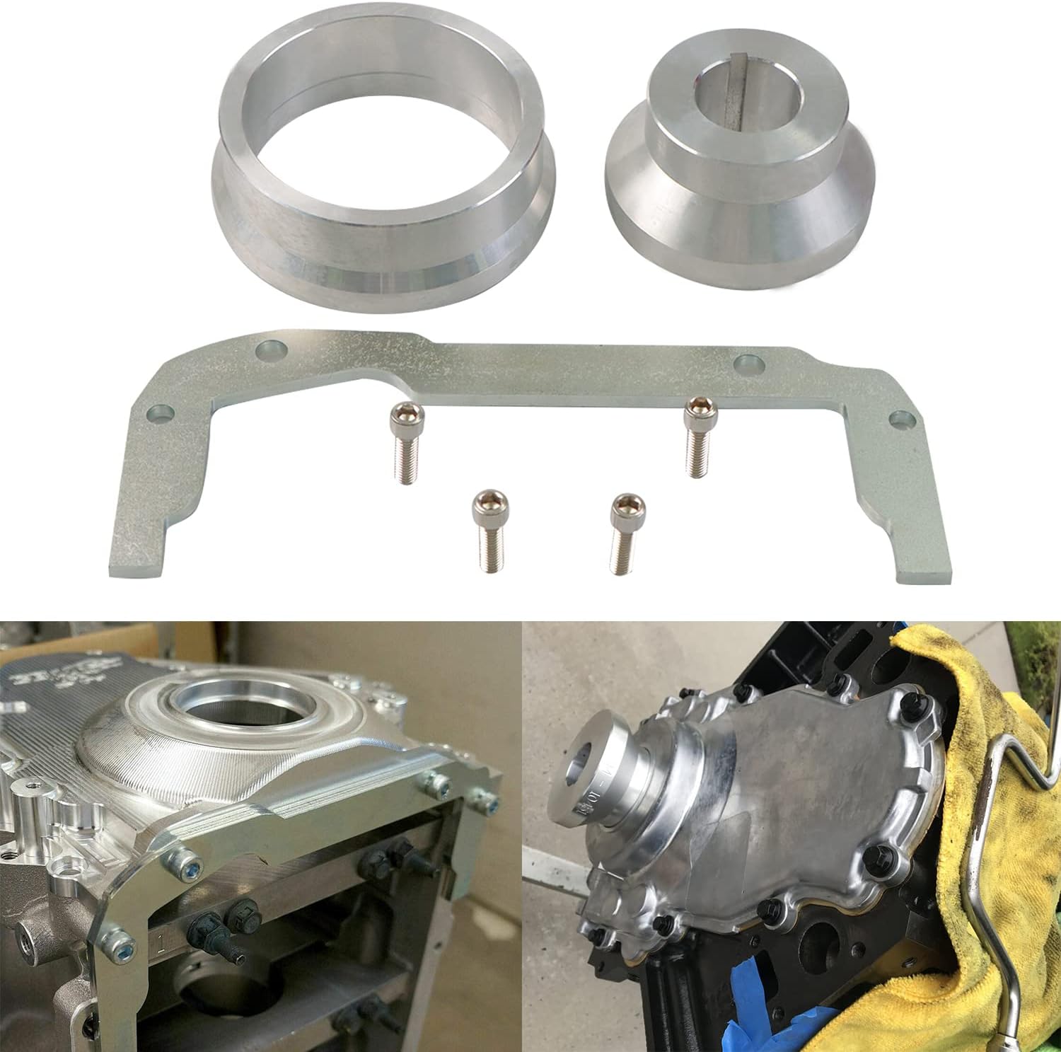 LS Rear Main Seal Alignment Tool Front Cover Alignment Tools & Oil Pan