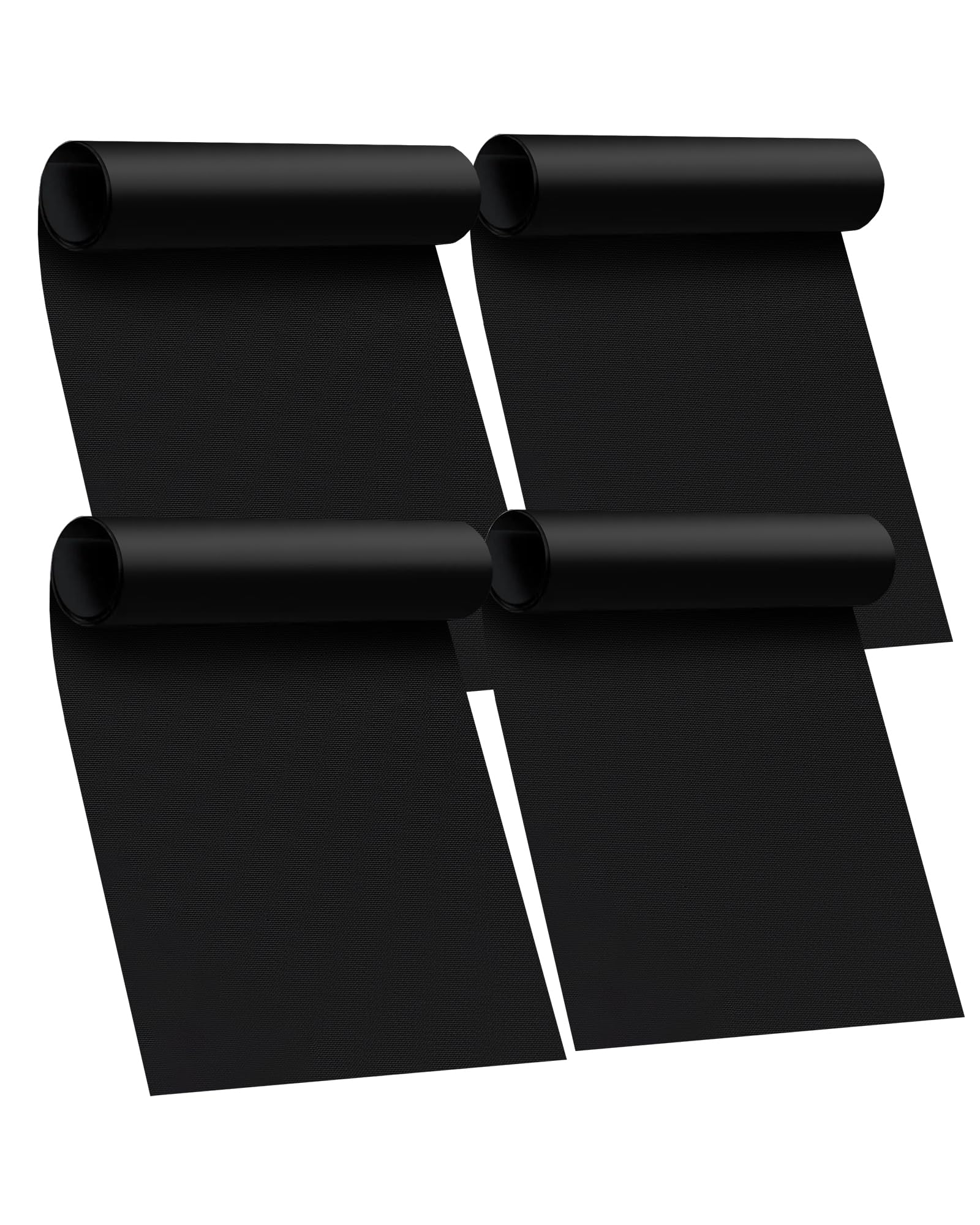 Oven Liners for Bottom of Oven - 4 Pack Large Heavy Duty Oven Mats, 17"x 25" Reusable Matt Liner for Electric, Gas, Toaster Ovens &amp; Grills, BPA &amp; PFOA Free, Kitchen Essentials, Black