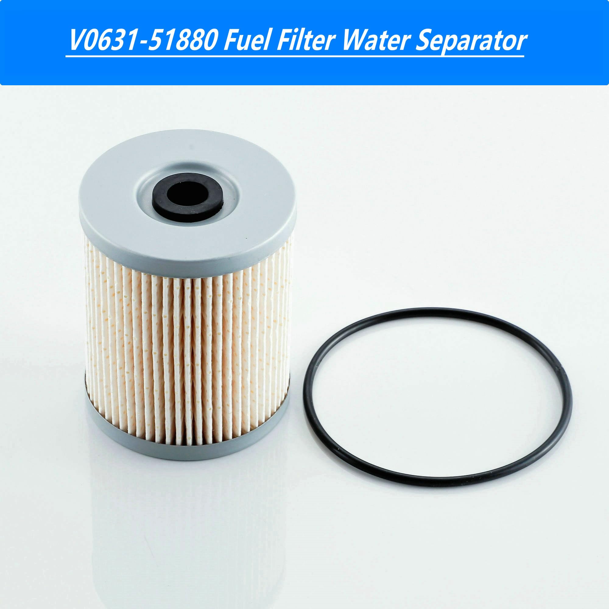 V0631-51880 Fuel Water Separator Filter Compatible with Kubota
