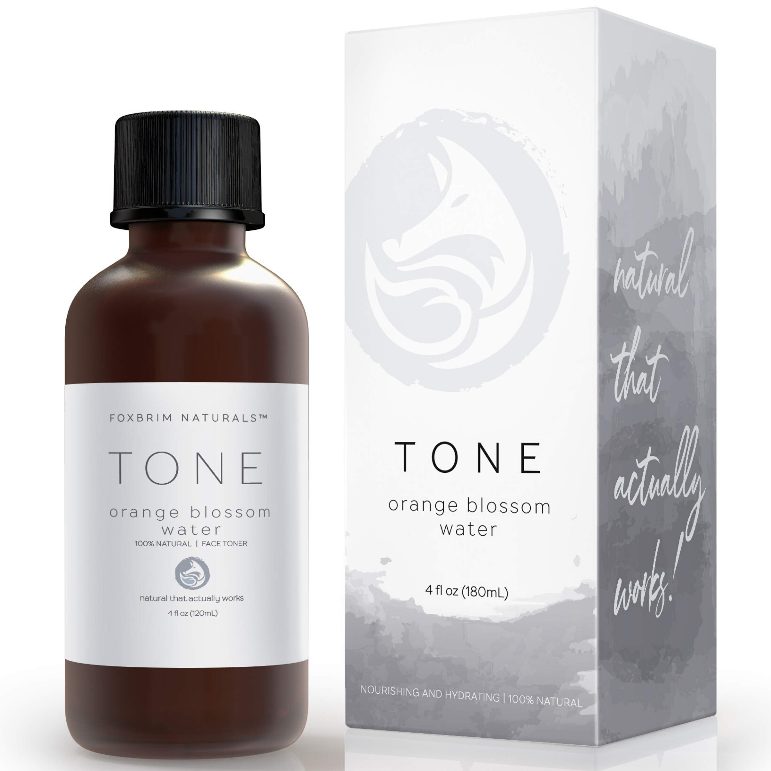 Orange Blossom Water Toner - 100% All-Natural Face Toner - Beautiful Floral Water - To Tone & Refresh Skin - Balance pH and Skin Moisture - Alcohol Free - Imported from Morocco - Renowned Neroli Di...